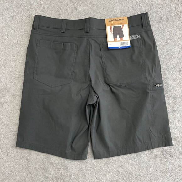 NEW Eddie Bauer Rainier 10” Tech Shorts Men’s 36 Cargo Outdoor Black J164 - Picture 3 of 7